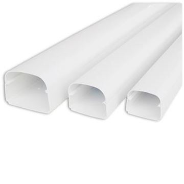 Tecnosystemi Optima goot Wit 135x82mm 2 mtr pr/st VPE 4